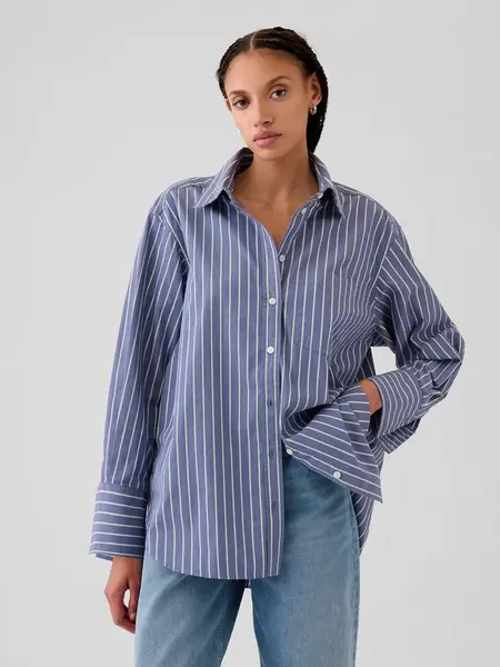 GAP Dámská Popelínová oversize košile Big Shirt 519040-03 Velikost: M