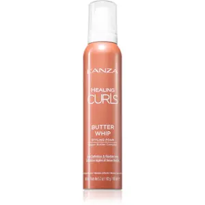 L'anza Healing Curls Butter Whip stylingová pěna pro vlnité a kudrnaté vlasy 168 ml