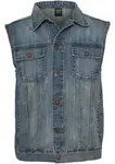 Urban Classics Vesta  modrá denim