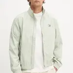 Bunda Tommy Jeans béžová barva, přechodná, DM0DM21929