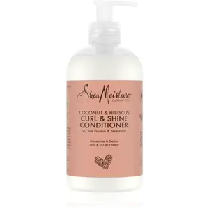 Shea Moisture Coconut & Hibiscus kondicionér pro kudrnaté vlasy 384 ml