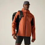 Pánská membránová bunda regatta birchdale ii hnědá/černá xl