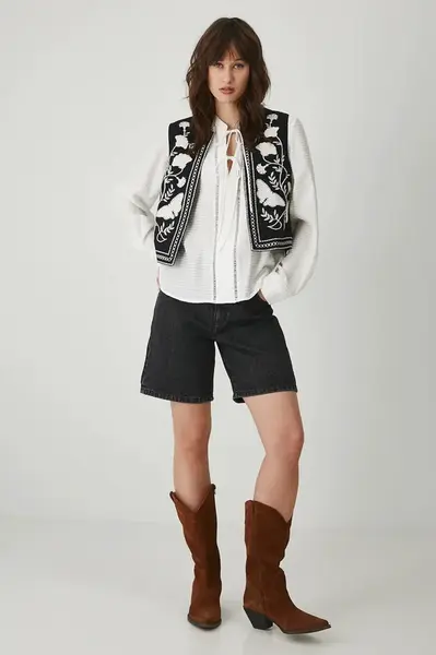 Bavlněné riflové kraťasy Medicine