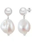 Glanzstücke München Náušnice  strieborná / biela / perlovo biela