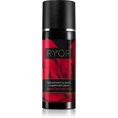RYOR Argan Care with Gold výživný krém se zlatem a arganovým olejem 50 ml