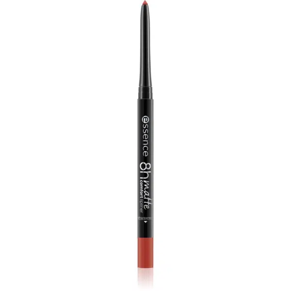 essence 8h Matte Comfort matná tužka na rty s ořezávátkem odstín 18 Cherry On Top 0,3 g