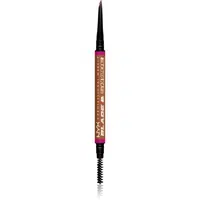 NYX Professional Makeup Blade & Shade tužka na obočí s kartáčkem odstín 05 Auburn g
