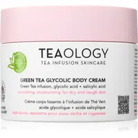 Teaology Green Tea Glycolic Body Cream hydratační tělový krém s vyhlazujícím efektem 260 ml