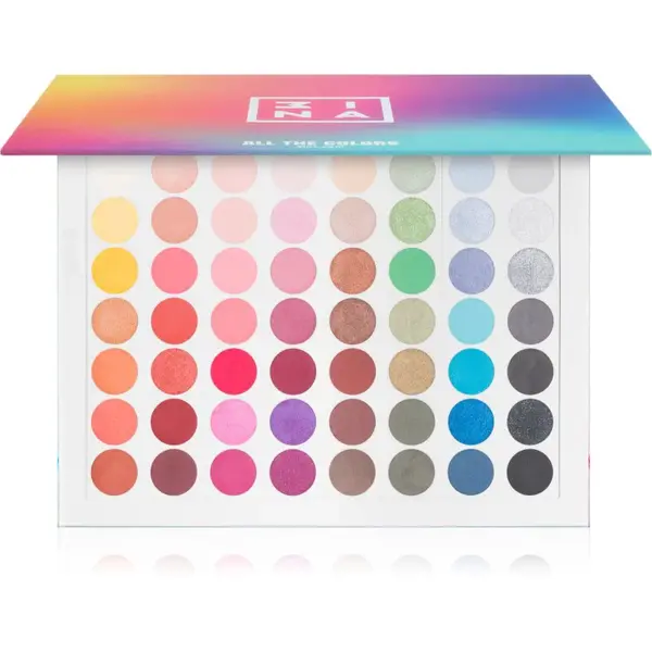 3INA All The Colors paleta očních stínů 58 g