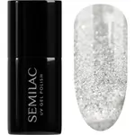 Semilac UV Hybrid Winter Collection gelový lak na nehty s použitím UV/LED lampy odstín 605 White Flash 7 ml