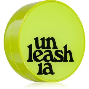 Unleashia Satin Wear Healthy Green Cushion dlouhotrvající make-up v houbičce SPF 30 odstín 21N Eburnean 15 g