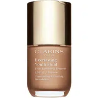 Clarins Everlasting Youth Fluid Foundation rozjasňující make-up SPF 15 odstín 112.3 Sandalwood 30 ml