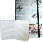 Zápisník s gumičkou 178x126 mm auto veterán F