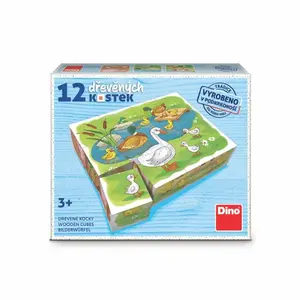 Dřevěné kostky Na farmě