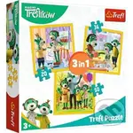 Treflíci: Být spolu je fajn 3v1 - puzzle z kategorie Maxi dílky