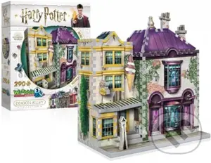 Puzzle 3D Harry Potter: Madam Malkinová a Zmrzlinářství Florea - puzzle z kategorie 3D puzzle