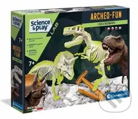 Vykopávky T-Rex + Triceraptos - hra z kategorie Vzdělávací hry