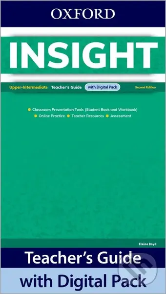 Insight Upper-Intermediate Teacher´s Book with Online Practice Pack, 2 nd