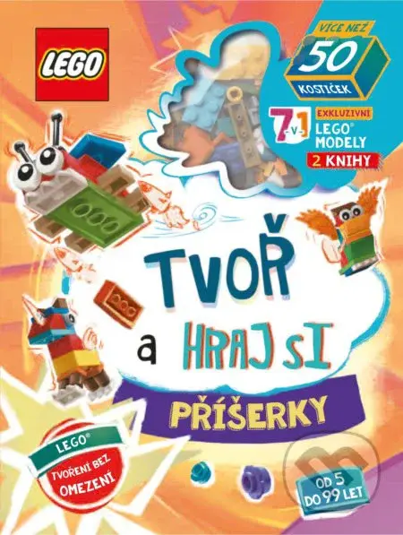 LEGO Iconic: Tvoř a hraj si - Příšerky - kniha z kategorie Úkoly pro děti