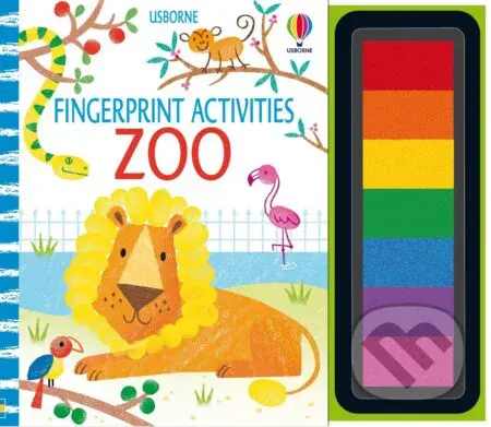 Fingerprint Activities Zoo - Fiona Watt, Candice Whatmore (ilustrátor) - kniha z kategorie Omalovánky, vystřihovánky, papír