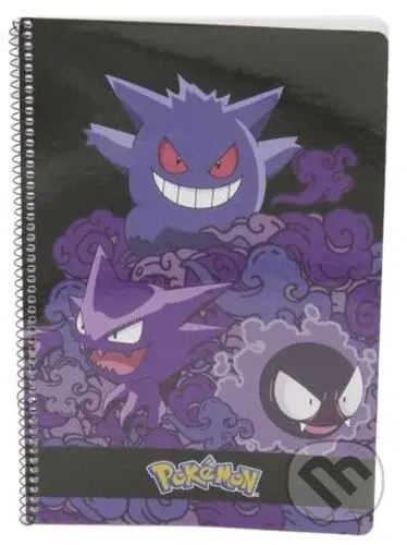 Pokémon A4 blok krúžkový Gengar