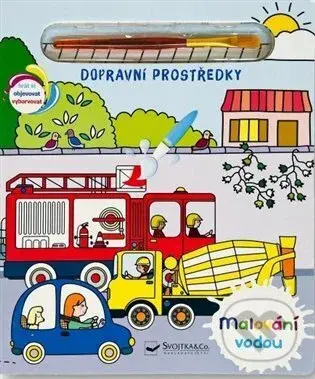 Malování vodou - Dopravní prostředky - kniha z kategorie Omalovánky