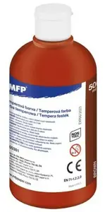 Temperové barvy 500ml hnědá