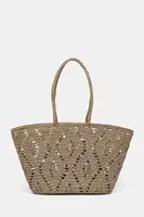 Plážový koš Answear.LAB hnědá barva