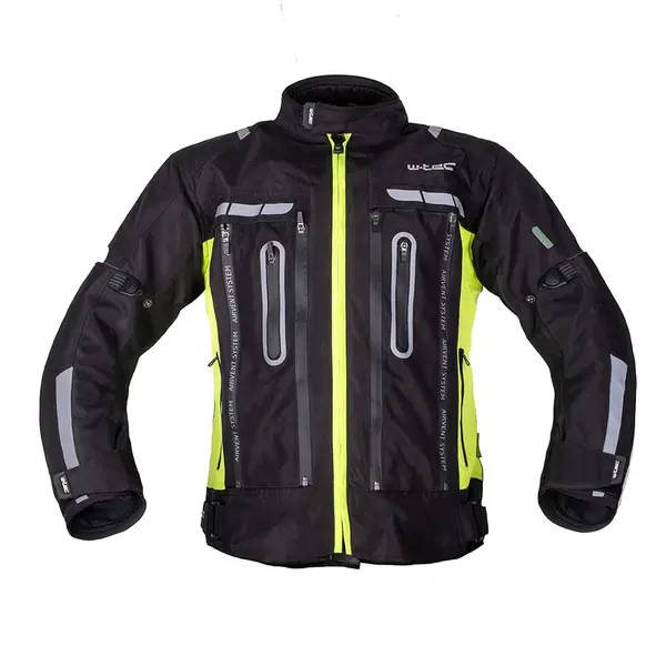 Moto bunda W-TEC Gelnair EVO černá-fluo XS