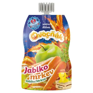 OVOCŇÁK Mošt jablko a mrkev 200 ml