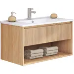 Stylife SKŘÍŇKA S UMYVADLEM, barvy dubu, barvy dubu, 80 cm