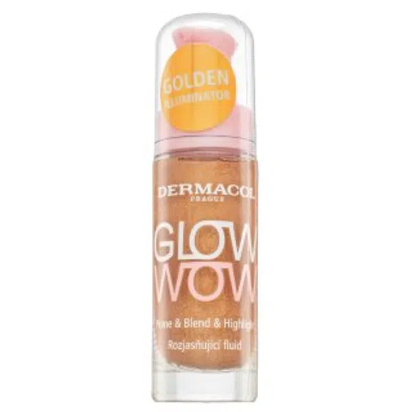 Dermacol Glow Wow Prime & Blend & Highlight zkrášlující fluid pro sjednocenou a rozjasněnou pleť 20 ml