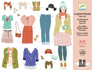 Sada vystřihovánek Velká šatna