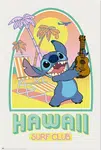 Plakát Stitch – Hawaii Club Surf