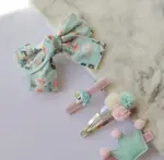 Sponky do vlasů UNICORN PASTEL (4 ks)