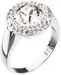 Evolution Group - Pavona Stříbrný prsten se třpytivým krystalem Swarovski 35026.1 52 mm