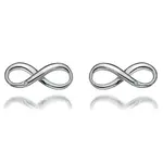 Hot Diamonds Stříbrné náušnice Hot Diamonds Infinity DE390