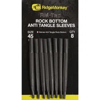 Ridgemonkey převlek rock bottom anti tangle sleeves - long 45 mm 8 ks