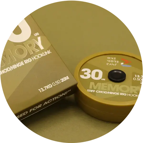 One more cast návazcový vlasec memory stiff chod/hinge rig hooklink 20 m - 30 lb