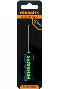 Mikbaits boilie jehla leadcore zelená jemná na šňúrku s olověným jádrem