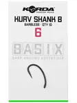 Korda háčky basix kurv shank barbless - 6