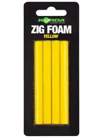 Korda pěnové válečky zig foam - žlutá