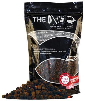 The one pellet mix strawberry mussel 800 g - 1,5-4 mm