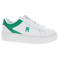 Dámská obuv Tommy Hilfiger FW0FW07910 0K4 white-olympic green 38