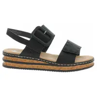 Dámské sandály Rieker 62950-00 schwarz 38