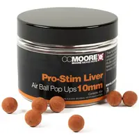 Cc moore plovoucí boilie pro-stim liver pop ups 12 mm - white