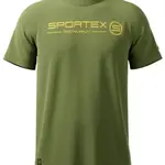 Sportex rybářské tričko t-shirt zelené s logem - xxl