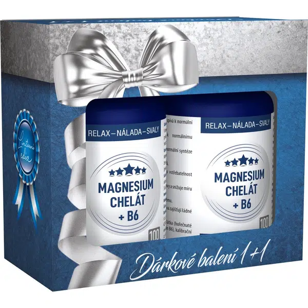 CLINICAL Magnesium chelát + B6 2 x 100 kapslí