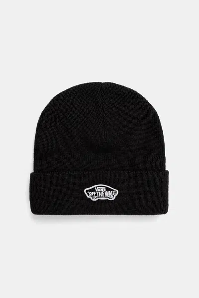Dětská čepice Vans Vans Classic Cuff Beanie černá barva, VN000Q1FBLK1