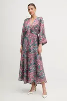 Šaty Hoss Intropia modrá barva, maxi, 8222116